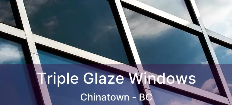  Triple Glaze Windows Chinatown - BC