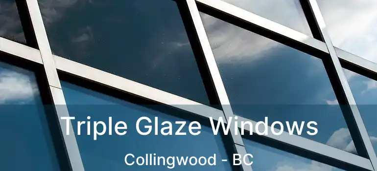  Triple Glaze Windows Collingwood - BC