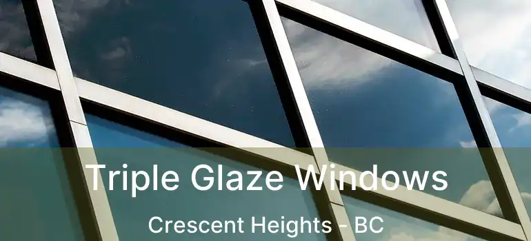  Triple Glaze Windows Crescent Heights - BC