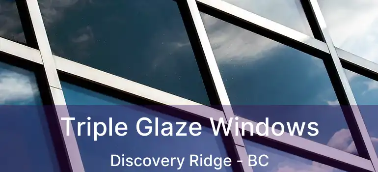  Triple Glaze Windows Discovery Ridge - BC