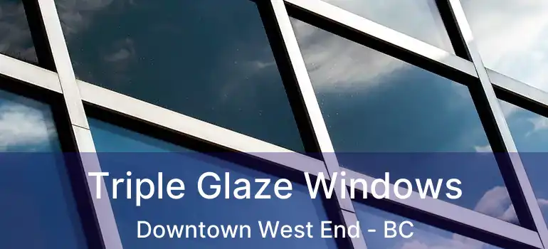  Triple Glaze Windows Downtown West End - BC