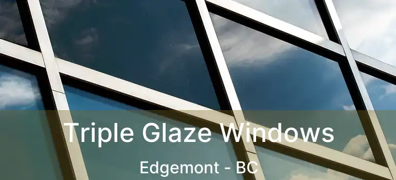  Triple Glaze Windows Edgemont - BC
