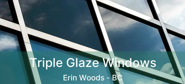  Triple Glaze Windows Erin Woods - BC