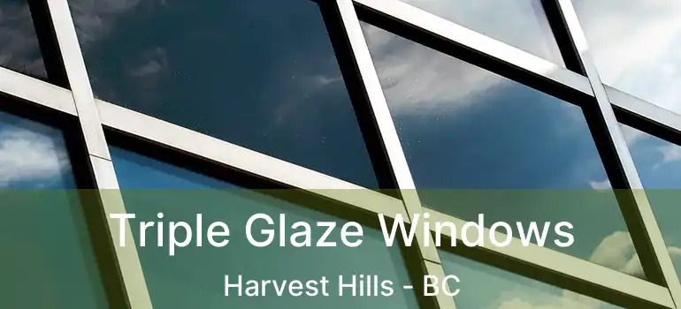  Triple Glaze Windows Harvest Hills - BC