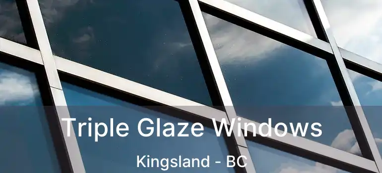  Triple Glaze Windows Kingsland - BC