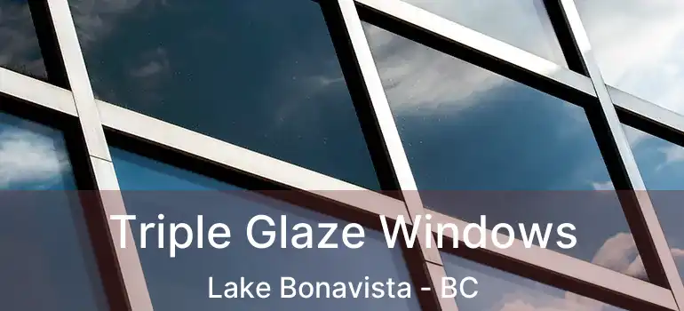  Triple Glaze Windows Lake Bonavista - BC