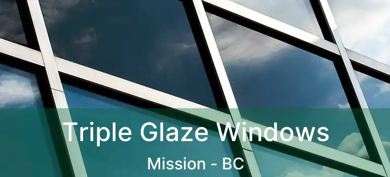  Triple Glaze Windows Mission - BC