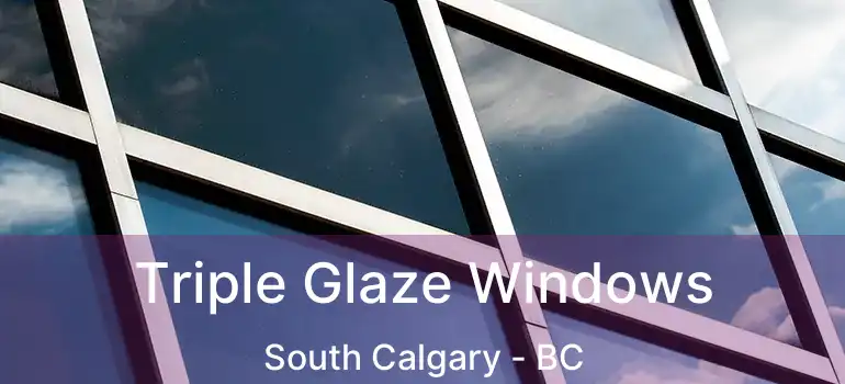  Triple Glaze Windows South Calgary - BC