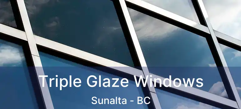  Triple Glaze Windows Sunalta - BC