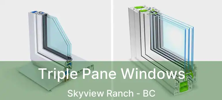 Triple Pane Windows Skyview Ranch - BC