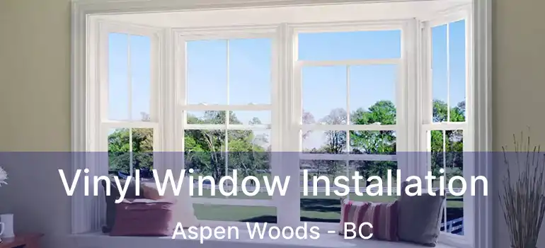  Vinyl Window Installation Aspen Woods - BC