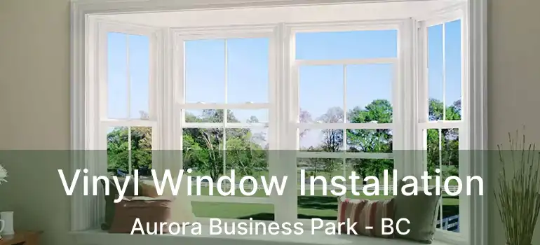  Vinyl Window Installation Aurora Business Park - BC