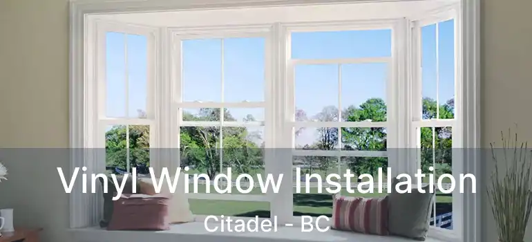  Vinyl Window Installation Citadel - BC