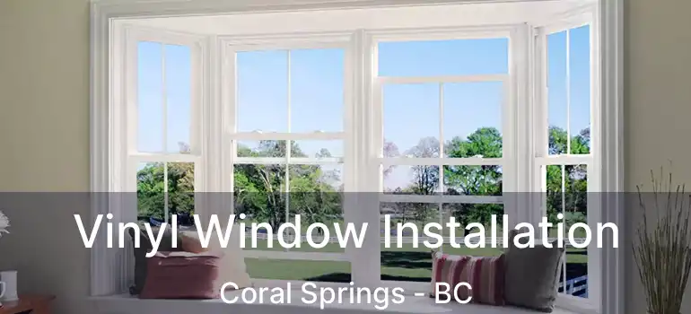  Vinyl Window Installation Coral Springs - BC