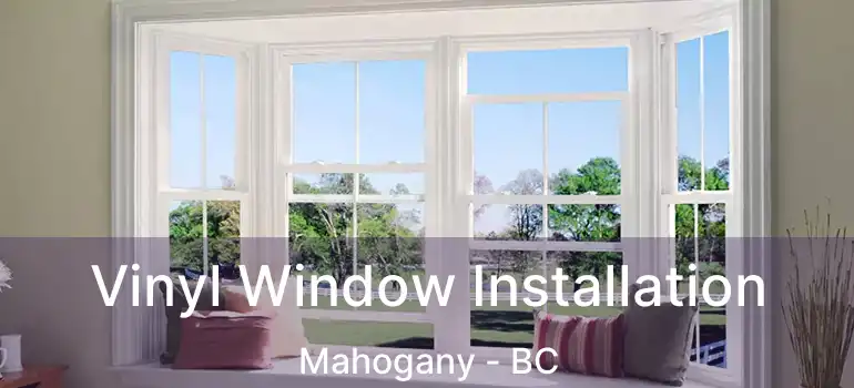  Vinyl Window Installation Mahogany - BC