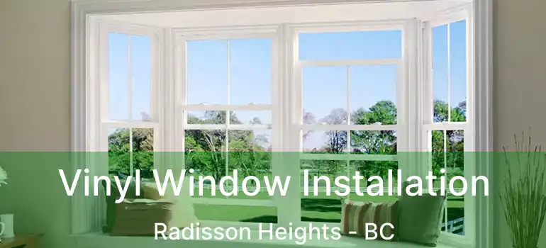  Vinyl Window Installation Radisson Heights - BC