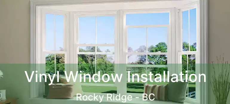  Vinyl Window Installation Rocky Ridge - BC