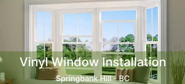  Vinyl Window Installation Springbank Hill - BC
