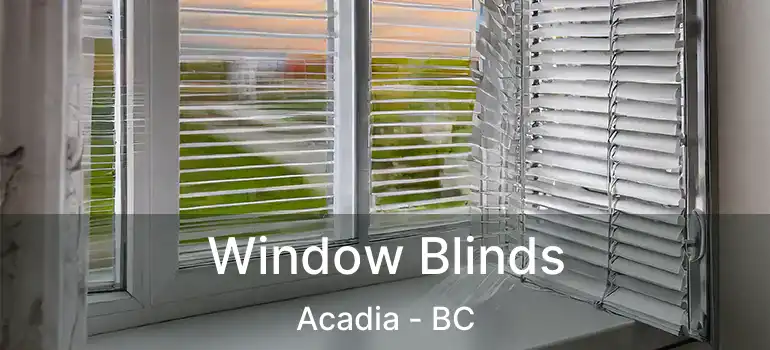  Window Blinds Acadia - BC