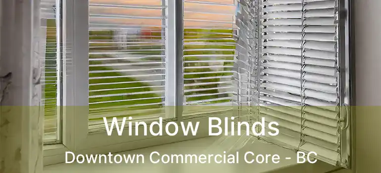  Window Blinds Downtown Commercial Core - BC