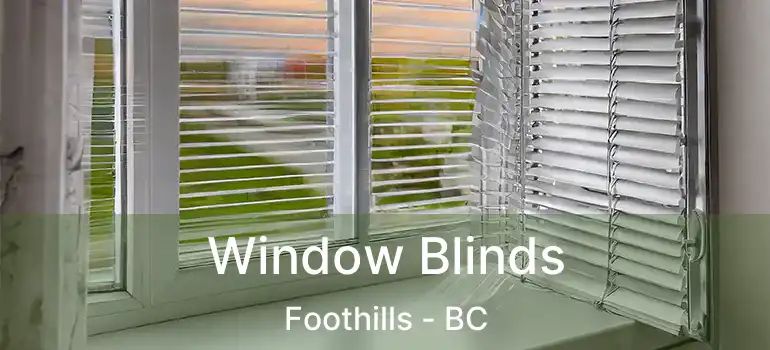  Window Blinds Foothills - BC