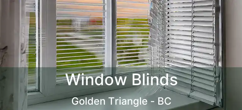  Window Blinds Golden Triangle - BC