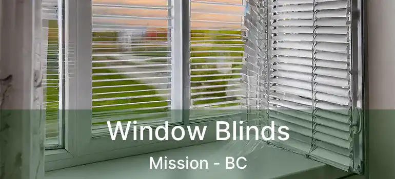  Window Blinds Mission - BC