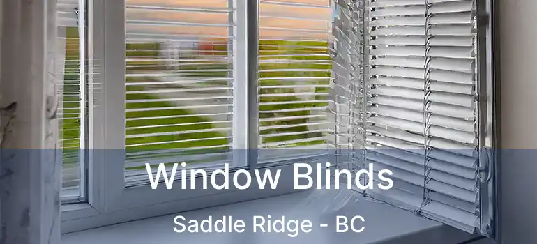  Window Blinds Saddle Ridge - BC