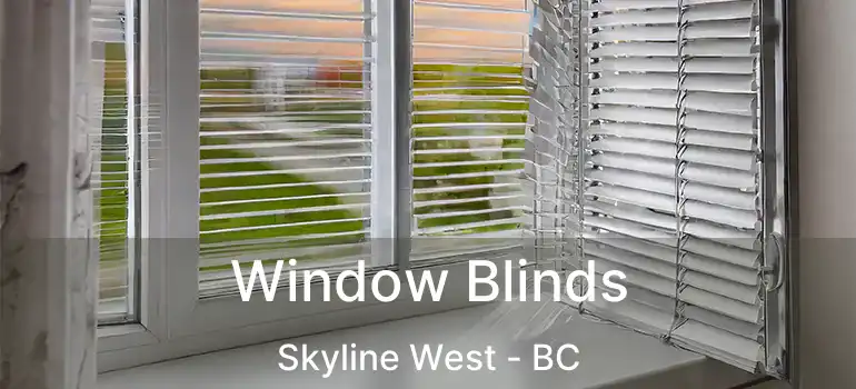  Window Blinds Skyline West - BC