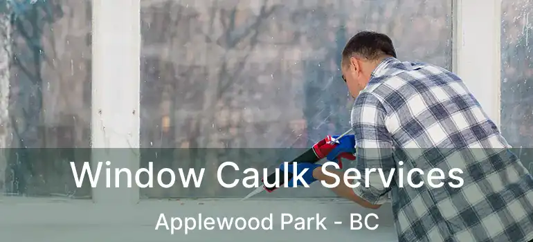  Window Caulk Services Applewood Park - BC