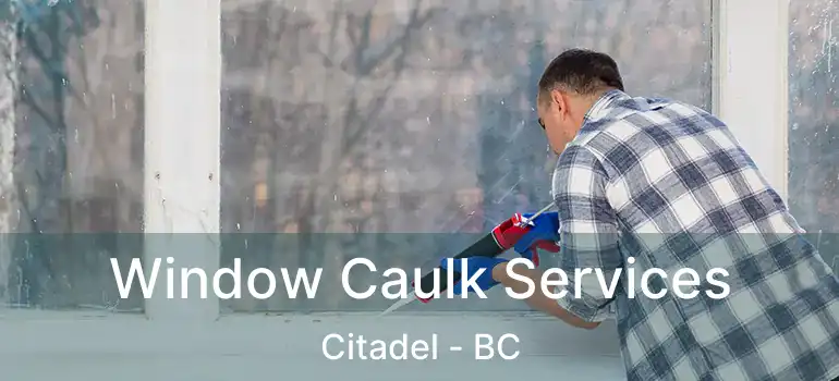  Window Caulk Services Citadel - BC