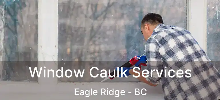  Window Caulk Services Eagle Ridge - BC
