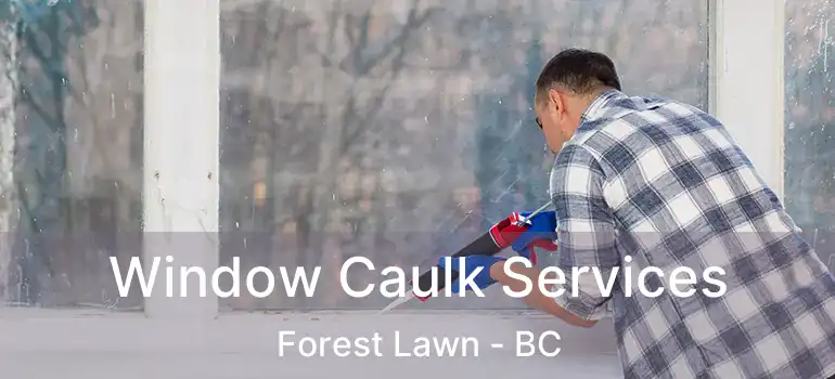  Window Caulk Services Forest Lawn - BC
