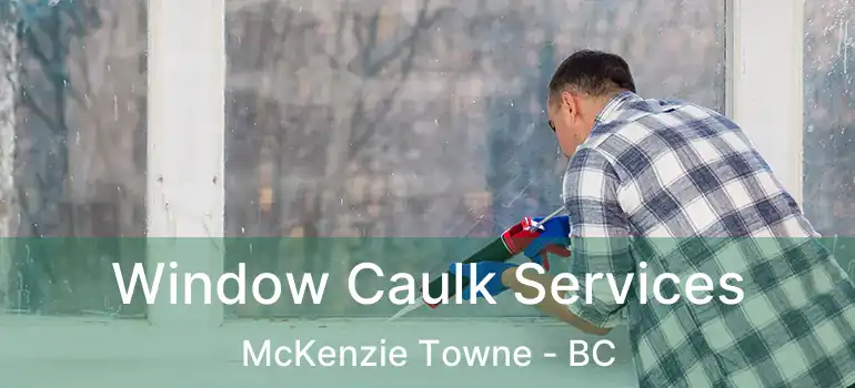  Window Caulk Services McKenzie Towne - BC
