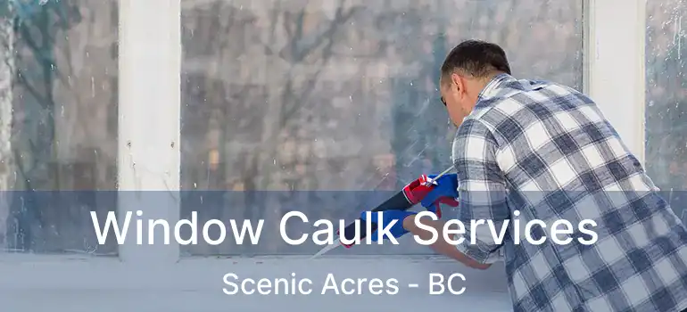  Window Caulk Services Scenic Acres - BC