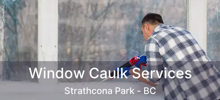  Window Caulk Services Strathcona Park - BC