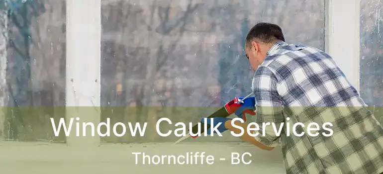  Window Caulk Services Thorncliffe - BC