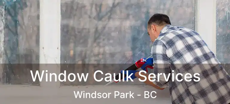  Window Caulk Services Windsor Park - BC