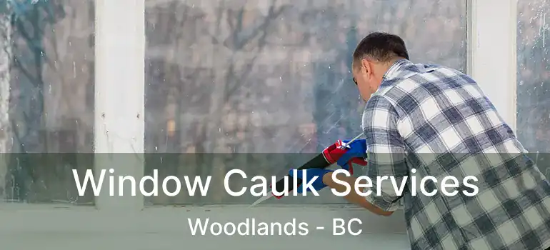  Window Caulk Services Woodlands - BC