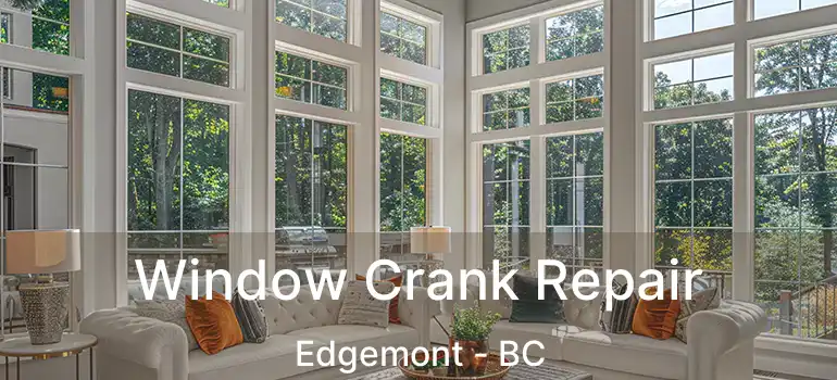  Window Crank Repair Edgemont - BC