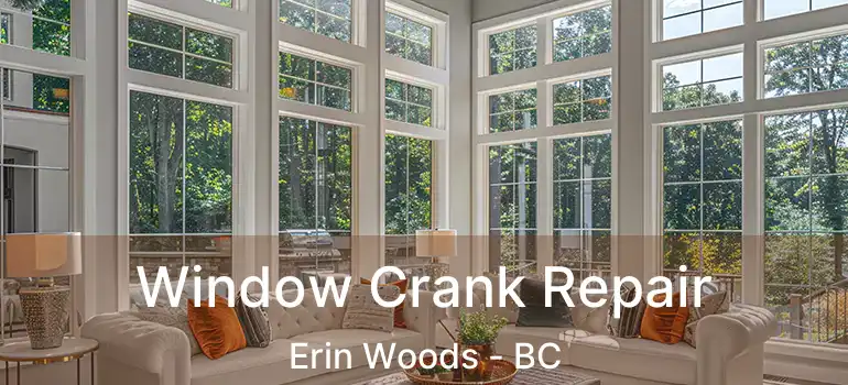  Window Crank Repair Erin Woods - BC