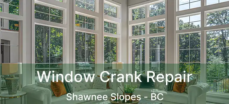  Window Crank Repair Shawnee Slopes - BC