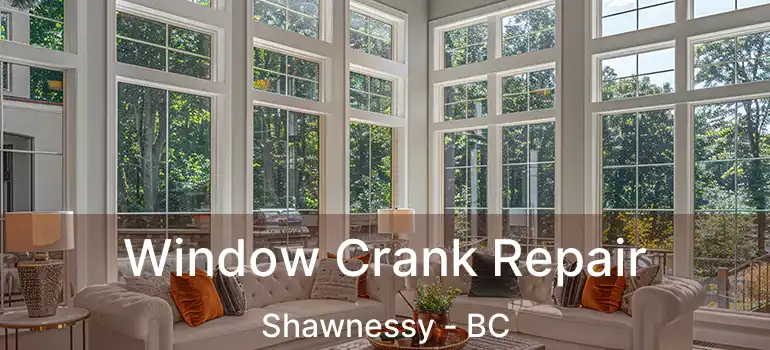  Window Crank Repair Shawnessy - BC