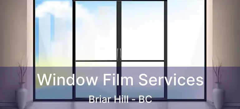  Window Film Services Briar Hill - BC