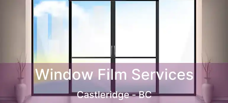  Window Film Services Castleridge - BC