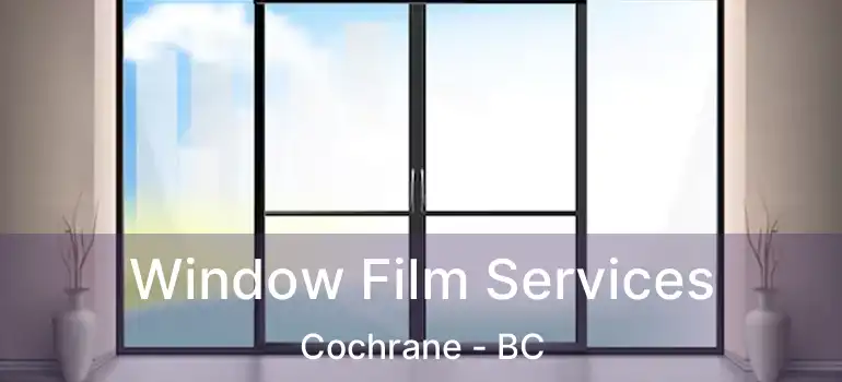  Window Film Services Cochrane - BC