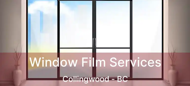  Window Film Services Collingwood - BC