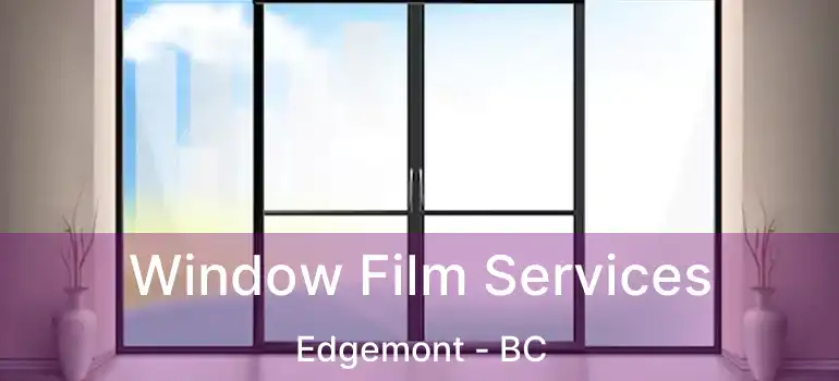  Window Film Services Edgemont - BC