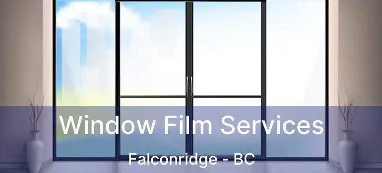  Window Film Services Falconridge - BC