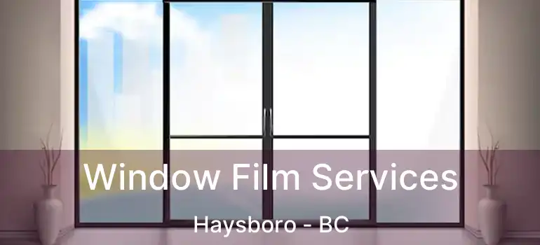  Window Film Services Haysboro - BC